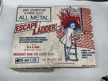 ANY WINDOW ALL METAL ESCAPE LADDER