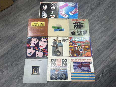 11 GOOD TITLE RECORDS - ALL ARE SCRATCHED OR SLIGHTLY SCRATCHED
