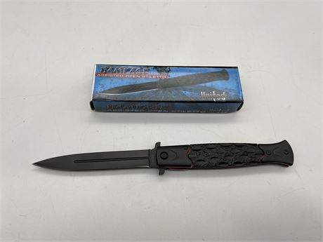 RAMPAGE FLICK KNIFE - 4.5” BLADE