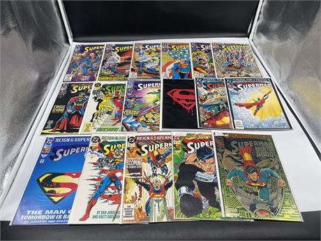 17 MISC SUPERMAN COMICS