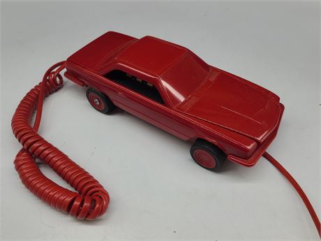 VINTAGE RED CAR PHONE