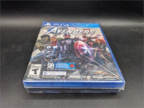 SEALED - MARVEL AVENGERS - WITH LIMITED EDITION STEELBOOK CASE - PS4
