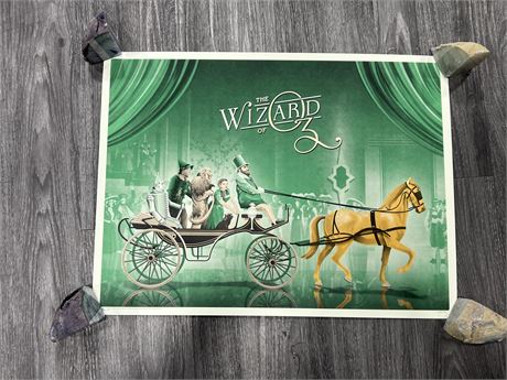 MONDO 18x24” WIZARD OF OZ HORSE OF A DIFFERENT COLOR YELLOW VARIANT SCREEN PRINT