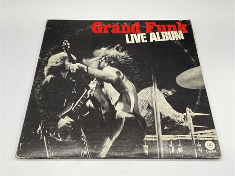 GRAND FUNK - LIVE ALBUM 2LP - VG+