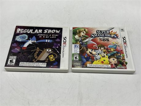 2 N3DS GAMES - GOOD CONDITION