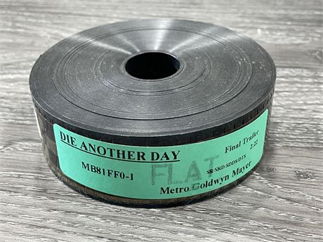 35MM THEATRICAL FILM TRAILER JAMES BOND ‘DIE ANOTHER DAY’