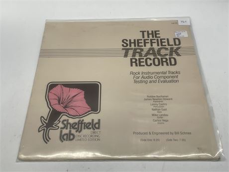 SHEFFIELD LAB TEST RECORD - THE SHEFFIELD TRACK RECORD - VG+