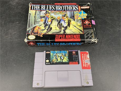 THE BLUES BROTHERS (SNES) W/BOX