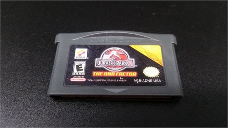 AUTHENTIC - JURASSIC PARK DNA FACTOR (GBA)
