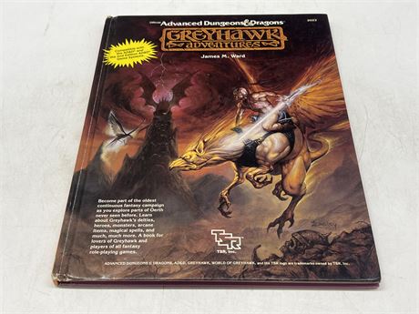 1988 DUNGEONS & DRAGONS GREYHAWK ADVENTURES BOOK