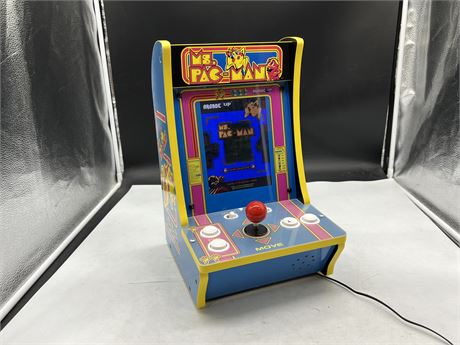ARCADE 1UP MS PAC MAN GAME - WORKS (16”)