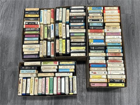 COLLECTION OF 8 TRACKS
