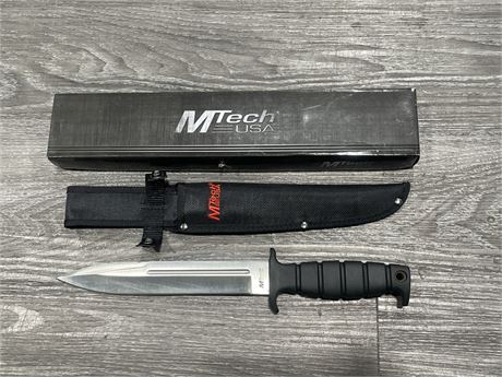 NEW MTECH KNIFE W/ SHEATH - 13.5” LONG