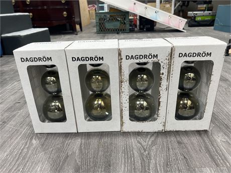 4 NEW DAGDROM IKEA METAL BALL SETS