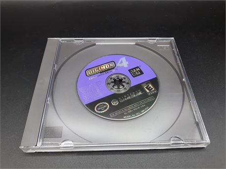 DIGIMON WORLD 4 - DISC ONLY - EXCELLENT CONDITION - GAMECUBE