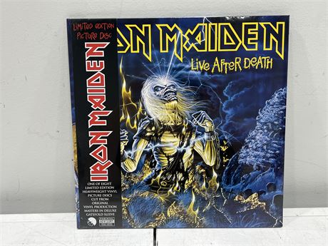 SEALED 2013 - IRON MAIDEN - LIVE AFTER DEATH 2LP PICTURE DISC