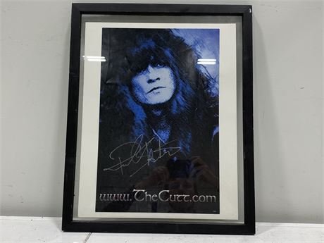 SIGNED THE CUTT AUTOGRAPHED POSTER “PAUL SHORTINO” 17”x21”