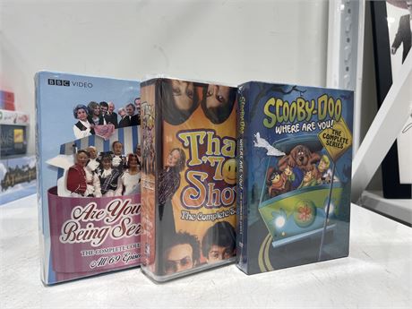 3 SEALED DVD BOX SETS