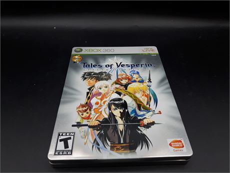 TALES OF VESPERIA - SPECIAL EDITION (STEELBOOK) EXCELLENT CONDITION - XBOX360