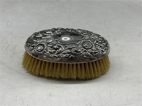 EARLY 1900s BIRKS STERLING CLOTHES BRUSH (5” wide)