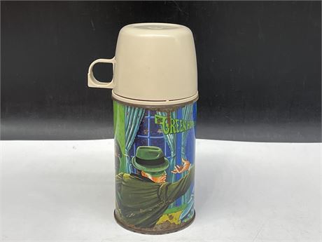 1967 THE GREEN HORNET THERMOS - 7.5” TALL