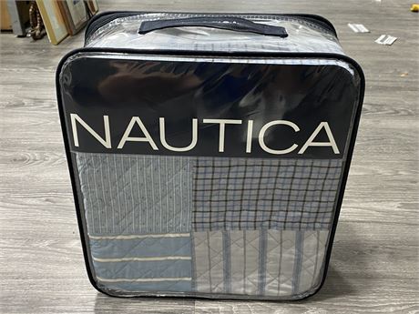NAUTICA FULL QUEEN QUILT - RETAILS $259