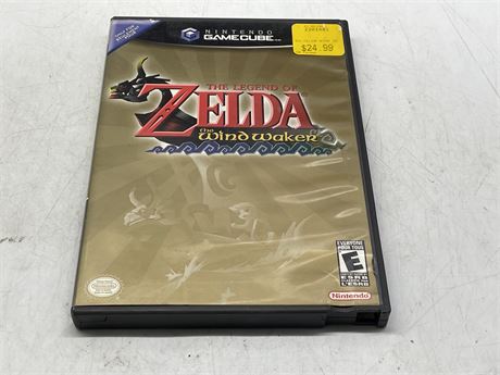 THE LEGEND OF ZELDA THE WINDWAKER - GAMECUBE - COMPLETE WITH MANUAL