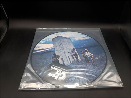 SEALED - THE WHO - RARE PICTURE DISC - VINYL