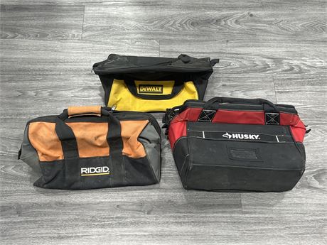 3 MISC TOOL BAGS