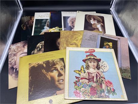 12 ANNE MURRAY RECORDS