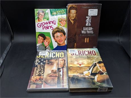 SEALED - 4 DVD TV SEASONS