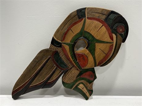 SIGNED HANDCARVED INDIGENOUS PIECE (10.5”x20.5”)