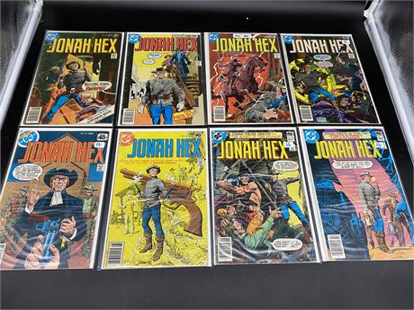 8 JONAH HEX COMICS