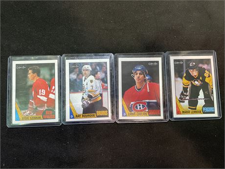 4 - 87’ NHL CARDS