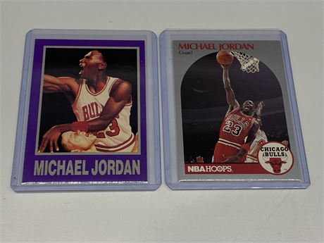 2 MICHAEL JORDAN CARDS