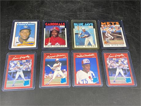 8 MISC MLB ROOKIE CARDS