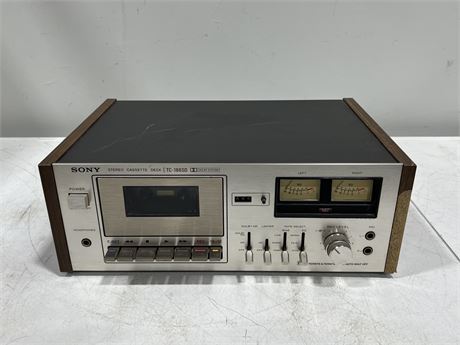 SONY TC-186SD CASSETTE DECK - UNTESTED