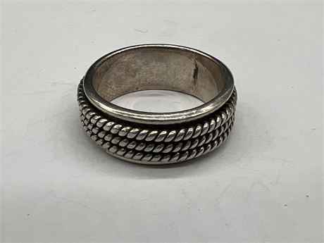 925 SILVER MENS RING SIZE 12.25
