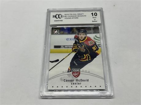 BCCG 10 CONNOR MCDAVID 2015 ITG CHL DRAFT YOUNG STARS