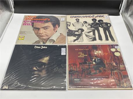 4 ORIGINAL CANADIAN PRESS MISC. RECORDS - ALL ARE SCRATCHED