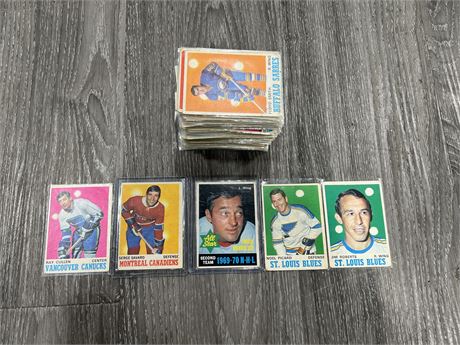 APPRX 150 OPC 1970-71 HOCKEY CARDS