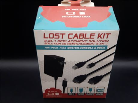 SEALED - LOST CABLE KIT - NINTENDO SWITCH