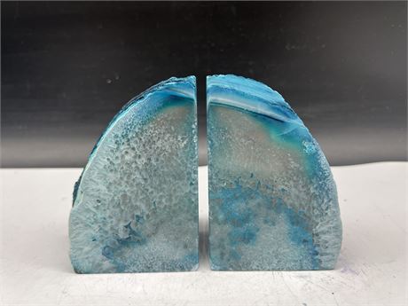 AGATE BOOKENDS - 5”