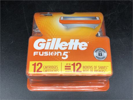 GILLETTE FUSION 5 (12 CARTRIDGES)