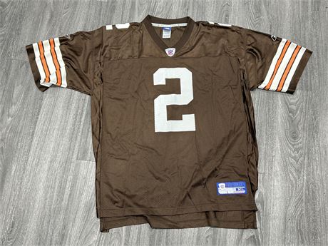 CLEVLAND BROWNS COUCH JERSEY SIZE XL