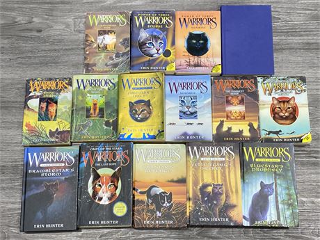 15 CAT WARRIOR BOOKS