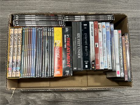 LOT OF DVD BOX SETS & DVDS