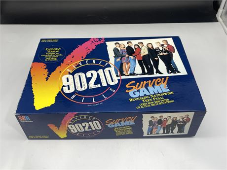 VINTAGE 90210 SURVEY BOARD GAME