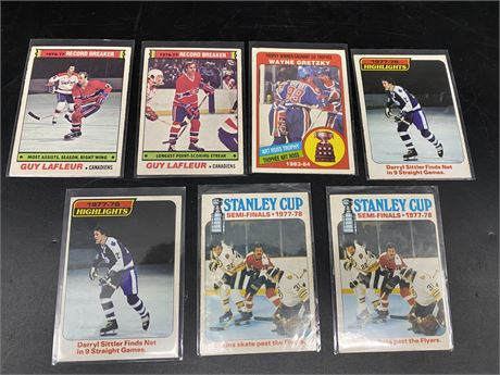 (7) 1970s/1980s CARDS