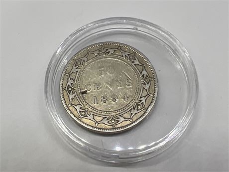 1894 CDN SILVER 50 CENT COIN